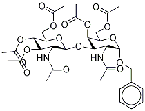 2-(乙?；被?-2-脫氧-3-O-[3,4,6-三-O-乙?；?2-(乙?；被?-2-脫氧-β-D-吡喃葡萄糖]-α-D-半乳糖吡喃糖苷 4,6-二乙酸芐酯結構式_85054-28-0結構式