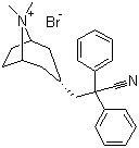 3-(2-氰基-2,2-二苯基乙基)-8,8-二甲基-8-氮雜雙環(huán)[3.2.1]辛烷溴結(jié)構(gòu)式_850607-58-8結(jié)構(gòu)式