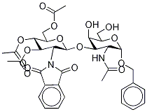 2-(乙?；被?-2-脫氧-3-O-[3,4,6-三-O-乙?；?2-脫氧-2-鄰苯二甲酰亞氨基-β-D-吡喃葡萄糖]-α-D-半乳糖吡喃糖苷芐酯結(jié)構(gòu)式_85069-37-0結(jié)構(gòu)式