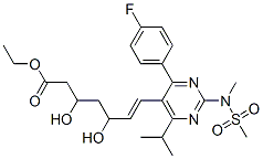 Rosuvastatin ethyl esterStructure,851443-04-4Structure Rosuvastatin ethyl ester Structure,851443-04-4Structure
