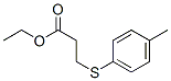 3-P-tolylsulfanyl-propionic acid ethyl ester Structure,85169-05-7Structure