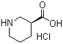 (3s)-3-哌啶甲酸鹽酸鹽結構式_851956-01-9結構式