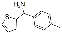 Thiophen-2-yl(p-tolyl)methanamineStructure,852956-40-2Structure Thiophen-2-yl(p-tolyl)methanamine Structure,852956-40-2Structure