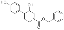 (3R,4r)-3-羥基-4-(4-羥基苯基)-1-哌啶羧酸苯基甲酯結(jié)構(gòu)式_857278-37-6結(jié)構(gòu)式