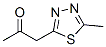 2-Propanone, 1-(5-methyl-1,3,4-thiadiazol-2-yl)-Structure,85730-44-5Structure 2-Propanone, 1-(5-methyl-1,3,4-thiadiazol-2-yl)- Structure,85730-44-5Structure
