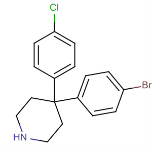 4-(4-Bromophenyl)-4-(4-chlorophenyl)piperidineStructure,857531-01-2Structure 4-(4-Bromophenyl)-4-(4-chlorophenyl)piperidine Structure,857531-01-2Structure