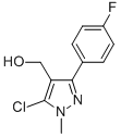 5-Chloro-3-(4-fluorophenyl)-1-methyl-1h-pyrazole-4-methanolStructure,857640-43-8Structure 5-Chloro-3-(4-fluorophenyl)-1-methyl-1h-pyrazole-4-methanol Structure,857640-43-8Structure