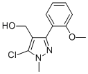 5-Chloro-3-(2-methoxyphenyl)-1-methyl-1h-pyrazole-4-methanolStructure,857640-45-0Structure 5-Chloro-3-(2-methoxyphenyl)-1-methyl-1h-pyrazole-4-methanol Structure,857640-45-0Structure