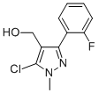 5-Chloro-3-(2-fluorophenyl)-1-methyl-1h-pyrazole-4-methanolStructure,857640-50-7Structure 5-Chloro-3-(2-fluorophenyl)-1-methyl-1h-pyrazole-4-methanol Structure,857640-50-7Structure