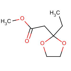 Methyl (2-ethyl-1,3-dioxolan-2-yl)acetate Structure,85827-89-0Structure