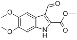 3-Formyl-5,6-dimethoxy-1h-indole-2-carboxylic acid methyl esterStructure,858749-33-4Structure 3-Formyl-5,6-dimethoxy-1h-indole-2-carboxylic acid methyl ester Structure,858749-33-4Structure