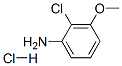 Benzenamine, 2-chloro-3-methoxy-, hydrochlorideStructure,85893-87-4Structure Benzenamine, 2-chloro-3-methoxy-, hydrochloride Structure,85893-87-4Structure