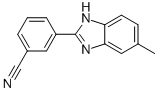 3-(5-Methyl-1h-benzimidazol-2-yl)benzonitrileStructure,859732-34-6Structure 3-(5-Methyl-1h-benzimidazol-2-yl)benzonitrile Structure,859732-34-6Structure