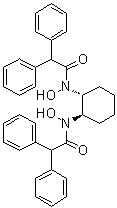 (1R,2R)-N,N-二羥基-N,N-雙(二苯基乙酰基)環(huán)己烷-1,2-二胺結(jié)構(gòu)式_860036-16-4結(jié)構(gòu)式