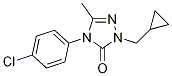 4-(4-氯苯基)-1-(環(huán)丙基甲基)-3-甲基-1H-1,2,4-噻唑-5(4H)-酮結(jié)構(gòu)式_860786-67-0結(jié)構(gòu)式