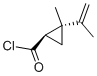 反式-(9ci)-2-甲基-2-(1-甲基乙烯)-環(huán)丙烷羰酰氯結(jié)構(gòu)式_86133-44-0結(jié)構(gòu)式