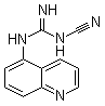 (E)-2-氰基-1-(喹啉-5-基)胍結(jié)構(gòu)式_861393-75-1結(jié)構(gòu)式