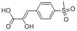 2-羥基-3-(4-甲烷磺?；?苯基)-丙烯酸結(jié)構(gòu)式_862252-59-3結(jié)構(gòu)式