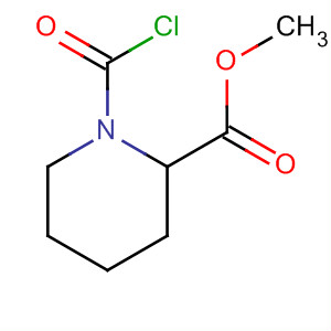 2-Piperidinecarboxylic acid, 1-(chlorocarbonyl)-, methyl ester (9ci)Structure,86264-78-0Structure 2-Piperidinecarboxylic acid, 1-(chlorocarbonyl)-, methyl ester (9ci) Structure,86264-78-0Structure
