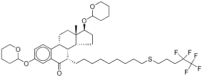 S-deoxo-3,17beta-bis-(o-tetrahydro-2h-pyran-2-yl)-6-oxo-fulvestrantStructure,862700-70-7Structure S-deoxo-3,17beta-bis-(o-tetrahydro-2h-pyran-2-yl)-6-oxo-fulvestrant Structure,862700-70-7Structure