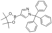 4-(4,4,5,5-四甲基-[1,3,2]二噁硼烷-2-基)-1-三苯甲游基-1H-吡唑結(jié)構(gòu)式_863238-73-7結(jié)構(gòu)式