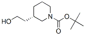 (S)-1-N-Boc-3-羥乙基哌啶結構式_863578-32-9結構式