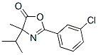 5(4H)-oxazolone,2-(3-chlorophenyl)-4-methyl-4-(1-methylethyl)-Structure,864376-56-7Structure 5(4H)-oxazolone,2-(3-chlorophenyl)-4-methyl-4-(1-methylethyl)- Structure,864376-56-7Structure