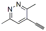 Pyridazine, 4-ethynyl-3,6-dimethyl-(9ci)Structure,86520-98-1Structure Pyridazine, 4-ethynyl-3,6-dimethyl-(9ci) Structure,86520-98-1Structure