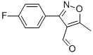 3-(4-Fluorophenyl)-5-methylisoxazole-4-carboxaldehydeStructure,869496-66-2Structure 3-(4-Fluorophenyl)-5-methylisoxazole-4-carboxaldehyde Structure,869496-66-2Structure