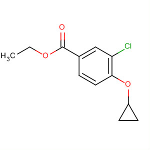3-氯-4-環(huán)丙氧基苯甲酸乙酯結構式_869569-69-7結構式