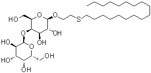(十八烷基硫乙基)-4-O-(α-D-吡喃半乳糖基)-β-D-吡喃半乳糖苷結(jié)構(gòu)式_87019-34-9結(jié)構(gòu)式