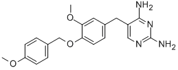 5-[3-Methoxy-4-(4-methoxybenzyloxy)benzyl]pyrimidine-2,4-diamine Structure,870483-87-7Structure