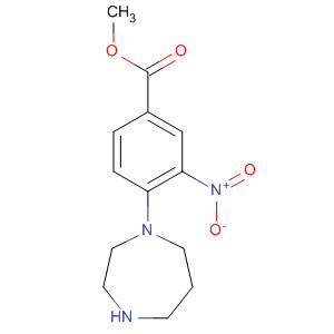 Methyl 4-(hexahydro-1h-1,4-diazepin-1-yl)-3-nitrobenzoateStructure,870998-07-5Structure Methyl 4-(hexahydro-1h-1,4-diazepin-1-yl)-3-nitrobenzoate Structure,870998-07-5Structure
