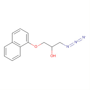 Rac-1-疊氮基-3-(1-萘氧基)-2-丙醇結(jié)構(gòu)式_87102-64-5結(jié)構(gòu)式