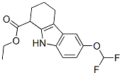 Ethyl 6-(difluoromethoxy)-2,3,4,9-tetrahydro-1h-carbazole-1-carboxylateStructure,871586-76-4Structure Ethyl 6-(difluoromethoxy)-2,3,4,9-tetrahydro-1h-carbazole-1-carboxylate Structure,871586-76-4Structure