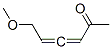 3,4-Hexadien-2-one, 6-methoxy-(9ci)Structure,87180-65-2Structure 3,4-Hexadien-2-one, 6-methoxy-(9ci) Structure,87180-65-2Structure