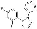2-(2,4-Difluorophenyl)-1-phenyl-1h-imidazoleStructure,872327-73-6Structure 2-(2,4-Difluorophenyl)-1-phenyl-1h-imidazole Structure,872327-73-6Structure
