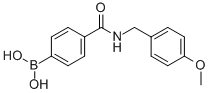 4-(4-Methoxybenzylcarbamoyl )phenylboronic acidStructure,874460-08-9Structure 4-(4-Methoxybenzylcarbamoyl )phenylboronic acid Structure,874460-08-9Structure