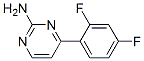 4-(2,4-二氟苯基)-2-氨基嘧啶結(jié)構(gòu)式_874779-68-7結(jié)構(gòu)式
