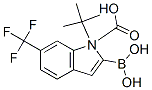 1H-Indole-1-carboxylic acid, 2-borono-6-(trifluoromethyl)-, 1-(1,1-dimethylethyl) esterStructure,875558-27-3Structure 1H-Indole-1-carboxylic acid, 2-borono-6-(trifluoromethyl)-, 1-(1,1-dimethylethyl) ester Structure,875558-27-3Structure