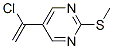 Pyrimidine, 5-(1-chloroethenyl)-2-(methylthio)- (9ci)Structure,87573-79-3Structure Pyrimidine, 5-(1-chloroethenyl)-2-(methylthio)- (9ci) Structure,87573-79-3Structure