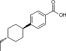 反式-4-乙基環(huán)己基苯甲酸結(jié)構(gòu)式_87592-41-4結(jié)構(gòu)式