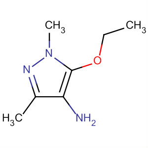 1H-pyrazol-4-amine, 5-ethoxy-1,3-dimethyl-Structure,87675-30-7Structure 1H-pyrazol-4-amine, 5-ethoxy-1,3-dimethyl- Structure,87675-30-7Structure