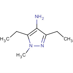 1H-pyrazol-4-amine, 3,5-diethyl-1-methyl-Structure,87675-34-1Structure 1H-pyrazol-4-amine, 3,5-diethyl-1-methyl- Structure,87675-34-1Structure