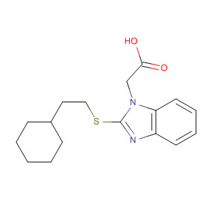 [2-(2-環(huán)己基-乙基磺?；?-苯并咪唑-1-基]-乙酸結(jié)構(gòu)式_877623-45-5結(jié)構(gòu)式