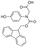 Fmoc-DL-4-羥基苯基甘氨酸結(jié)構(gòu)式_879500-54-6結(jié)構(gòu)式