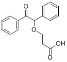 3-(2-氧代-1,2-二苯基乙氧基)丙酸結(jié)構(gòu)式_879896-64-7結(jié)構(gòu)式
