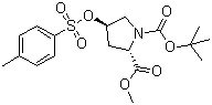 Boc-trans-4-tosyloxy-l-proline methyl esterStructure,88043-21-4Structure Boc-trans-4-tosyloxy-l-proline methyl ester Structure,88043-21-4Structure