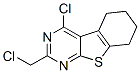 4-氯-2-氯甲基-5,6,7,8-四氫苯并[4,5]噻吩并[2,3-d]嘧啶結(jié)構(gòu)式_88203-17-2結(jié)構(gòu)式