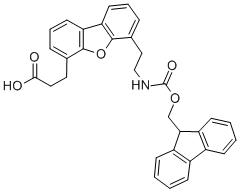 4-(Fmoc-2-aminoethyl)-6-dibenzofuranpropionic acidStructure,882847-24-7Structure 4-(Fmoc-2-aminoethyl)-6-dibenzofuranpropionic acid Structure,882847-24-7Structure